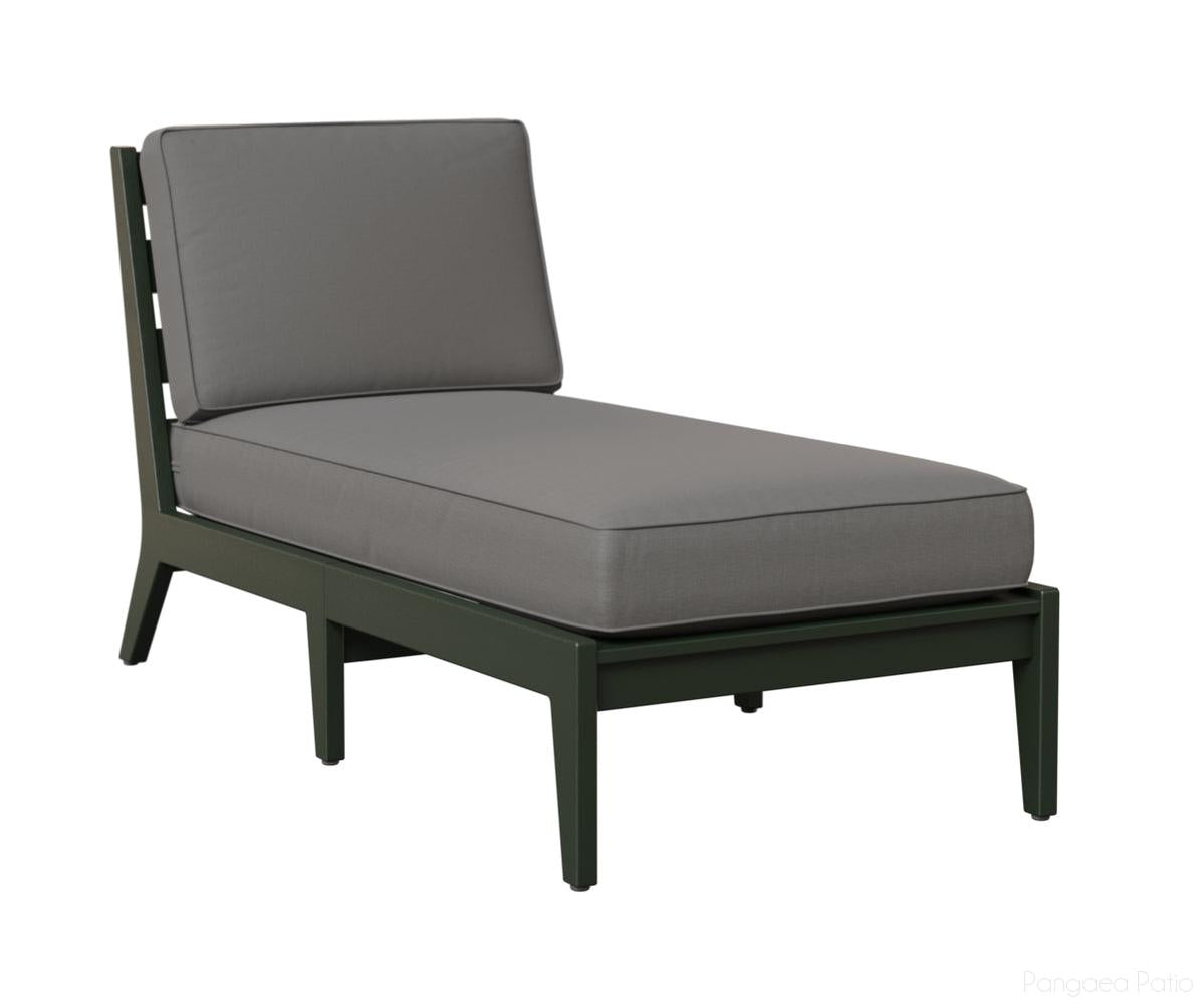 BGMHACL3063G-Berlin Gardens-Mayhew Armless Chaise Lounge-Green BG-Pangaea Patio