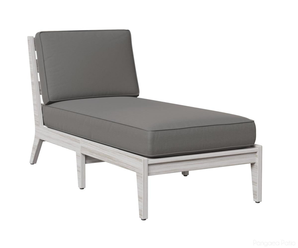 BGMHACL3063SS-Berlin Gardens-Mayhew Armless Chaise Lounge-Seashell BG-Pangaea Patio