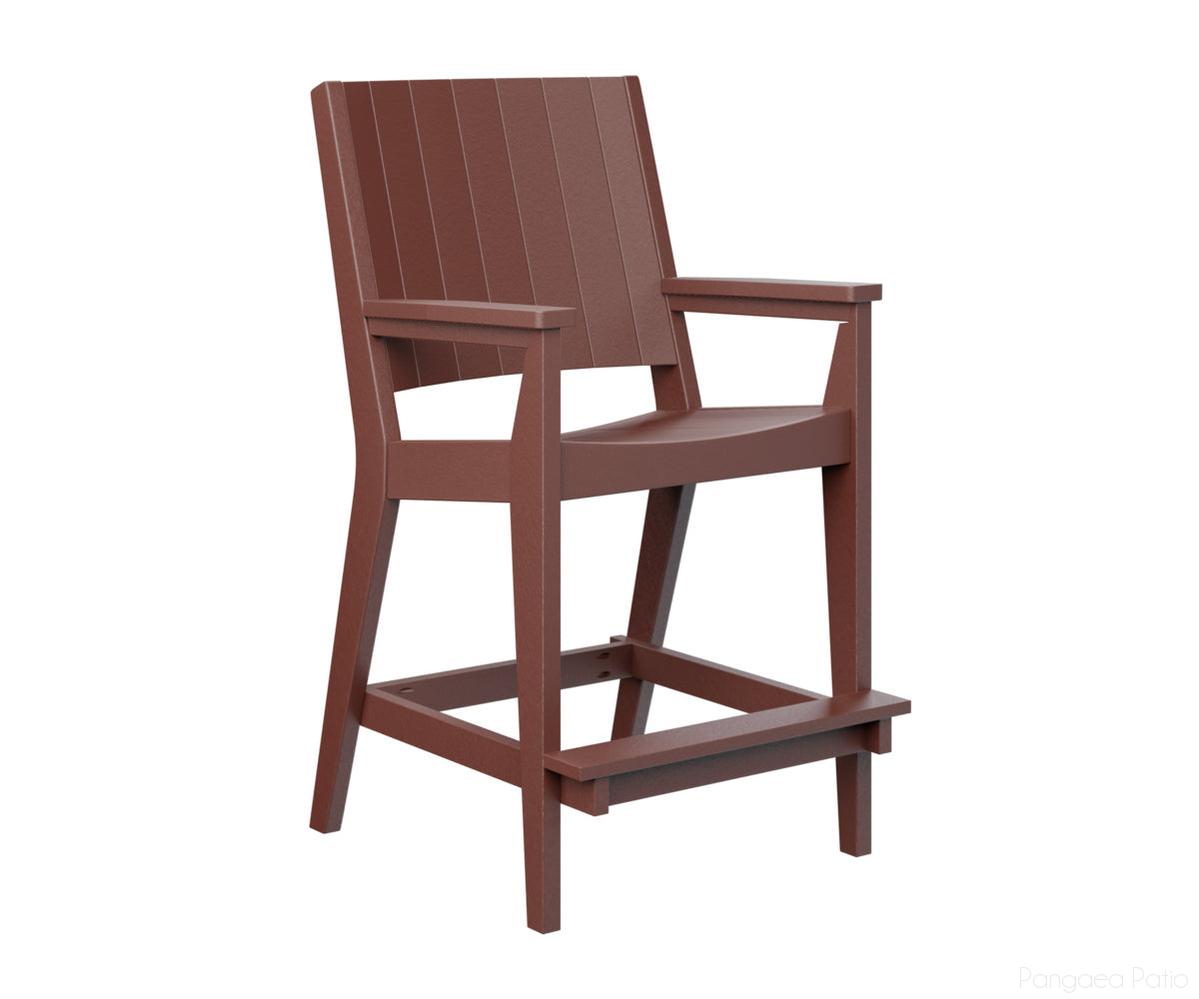 BGMHCBC2647BR-Berlin Gardens-Mayhew Bar Chair-Burgundy BG-Pangaea Patio