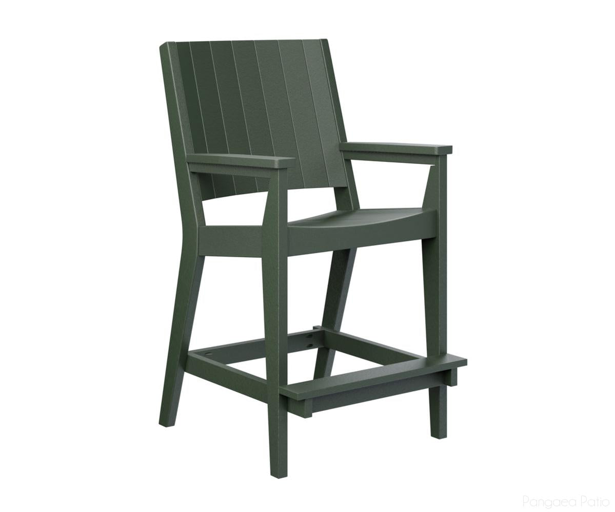 BGMHCBC2647G-Berlin Gardens-Mayhew Bar Chair-Green BG-Pangaea Patio