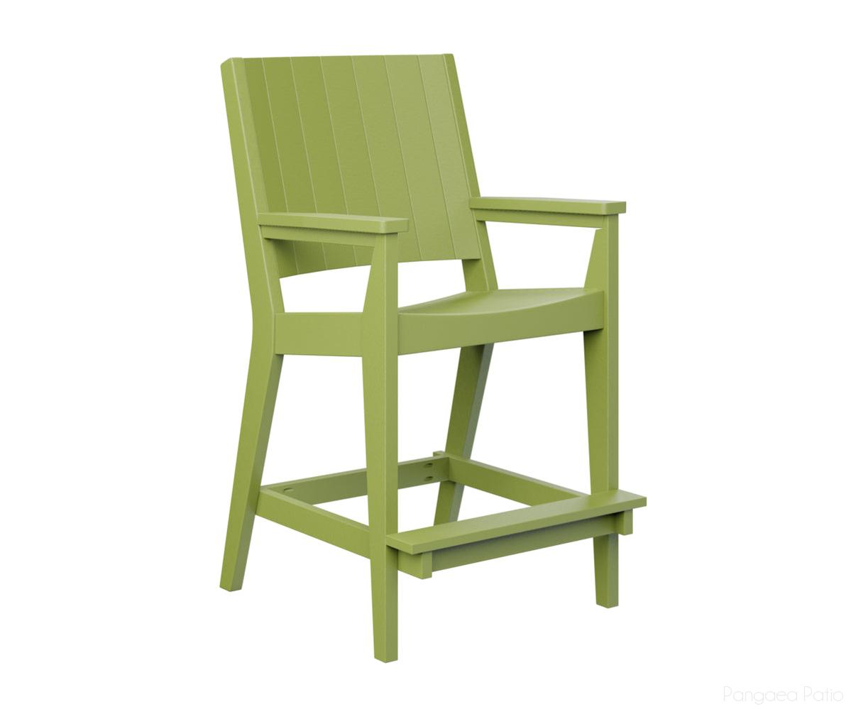 BGMHCBC2647KG-Berlin Gardens-Mayhew Bar Chair-Kiwi Green BG-Pangaea Patio