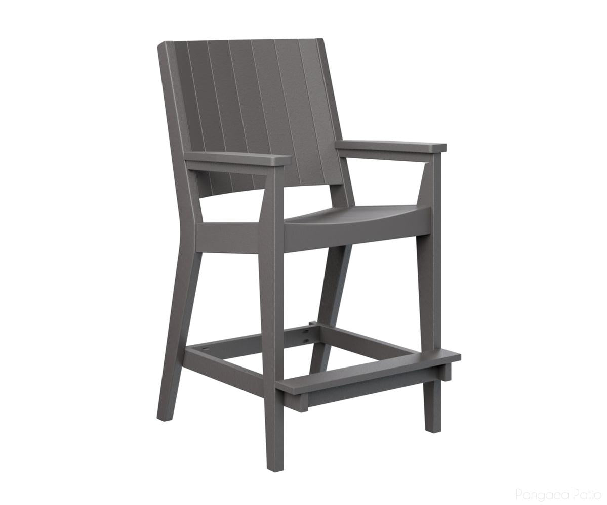 BGMHCBC2647SG-Berlin Gardens-Mayhew Bar Chair-Smoke Gray BG-Pangaea Patio