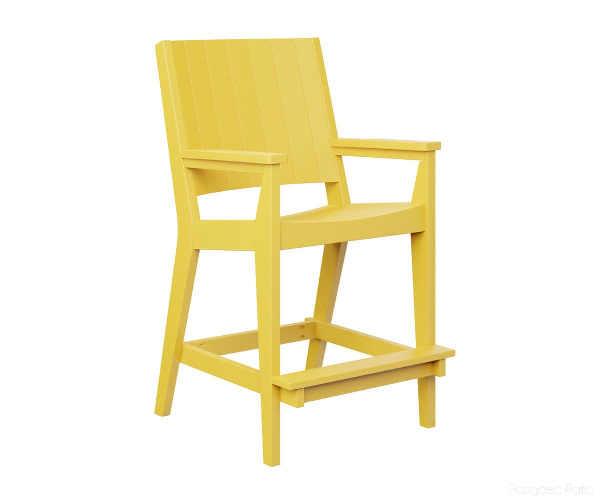 BGMHCBC2647SY-Berlin Gardens-Mayhew Bar Chair-Sunburst Yellow BG-Pangaea Patio