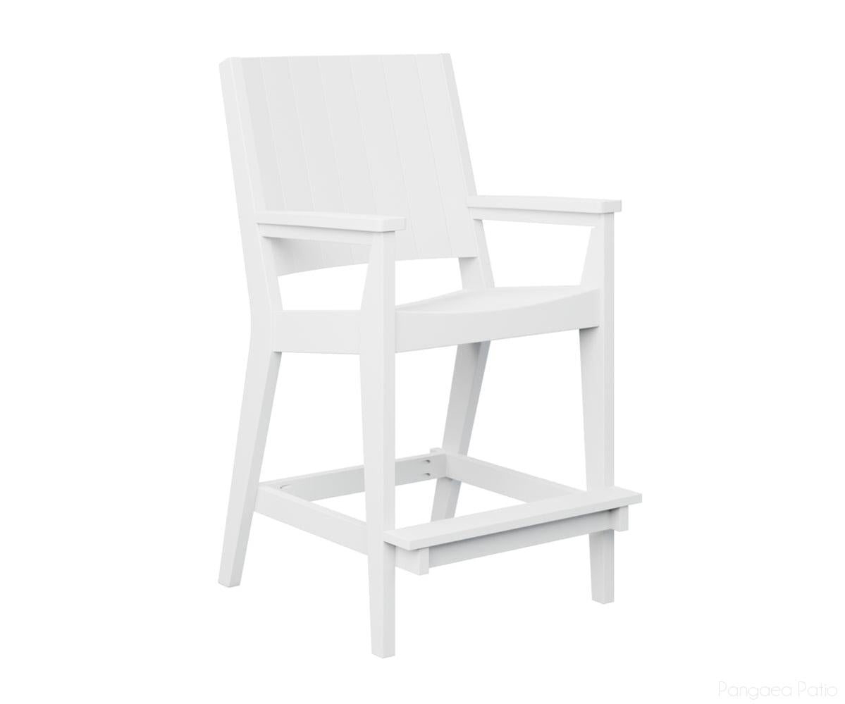 BGMHCBC2647W-Berlin Gardens-Mayhew Bar Chair-White BG-Pangaea Patio