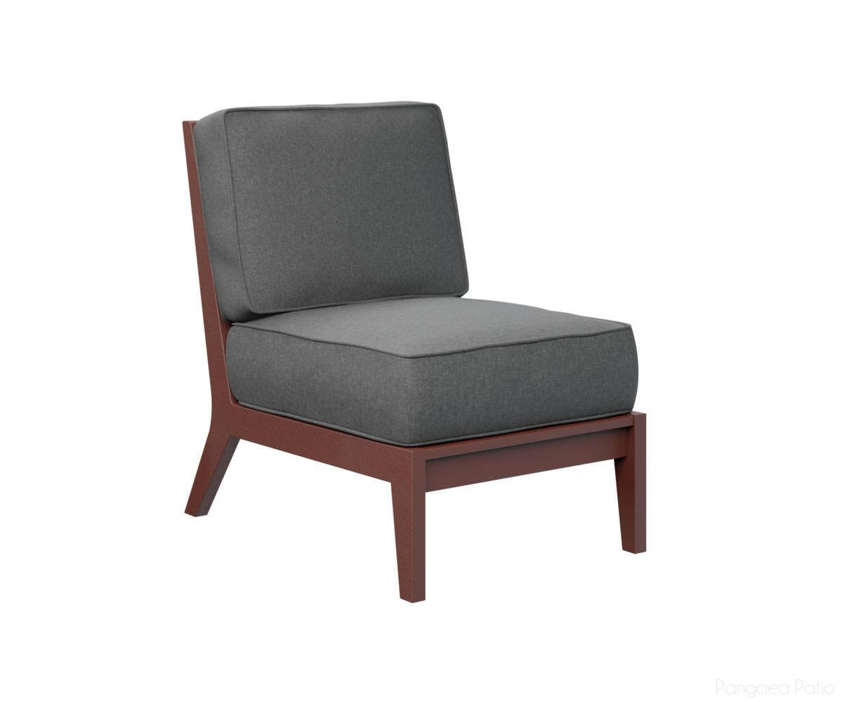 BGMHCAS2334BR-Berlin Gardens-Mayhew Center Armless Section-Burgundy BG-Pangaea Patio