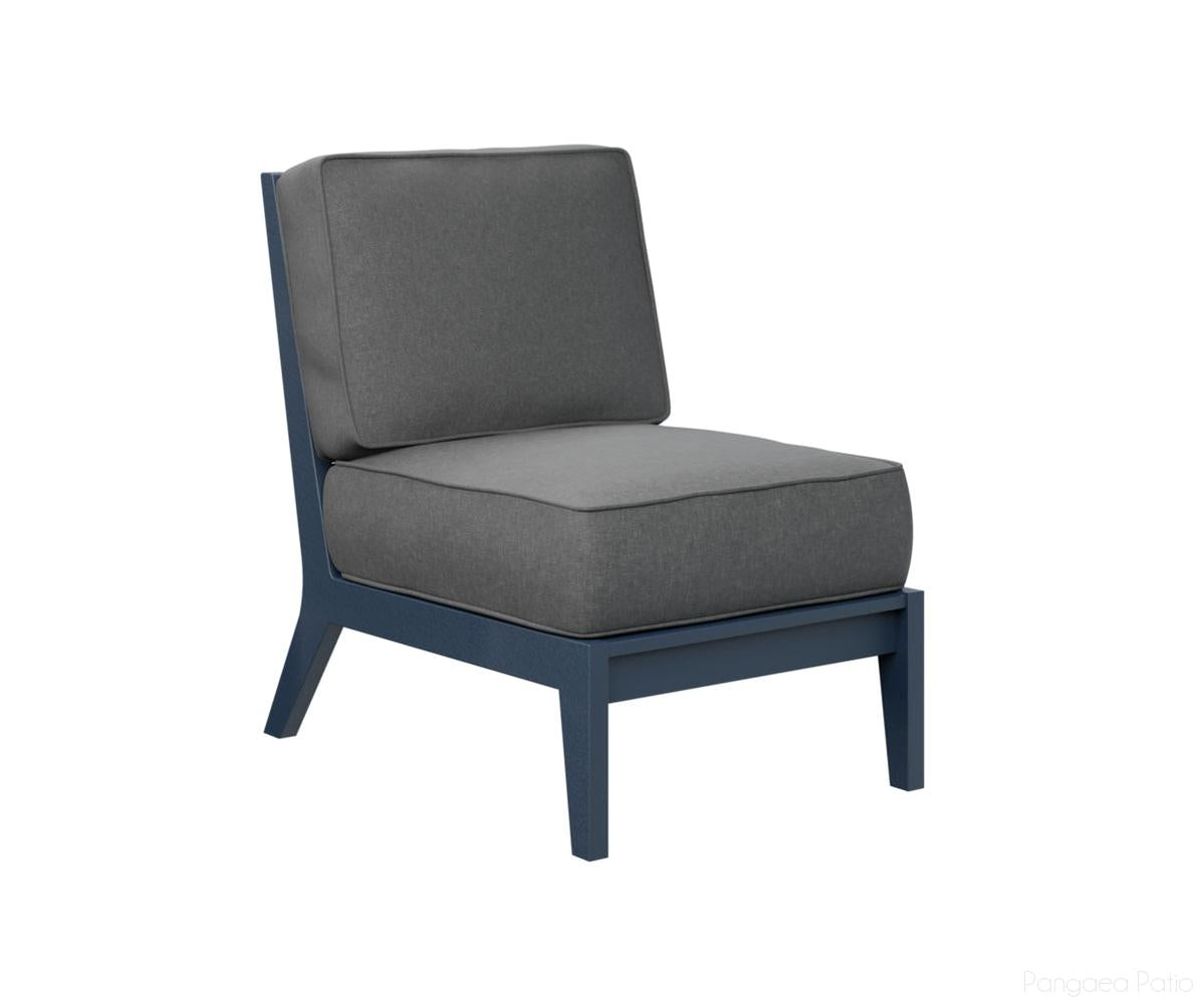 BGMHCAS2334NB-Berlin Gardens-Mayhew Center Armless Section-Navy Blue BG-Pangaea Patio