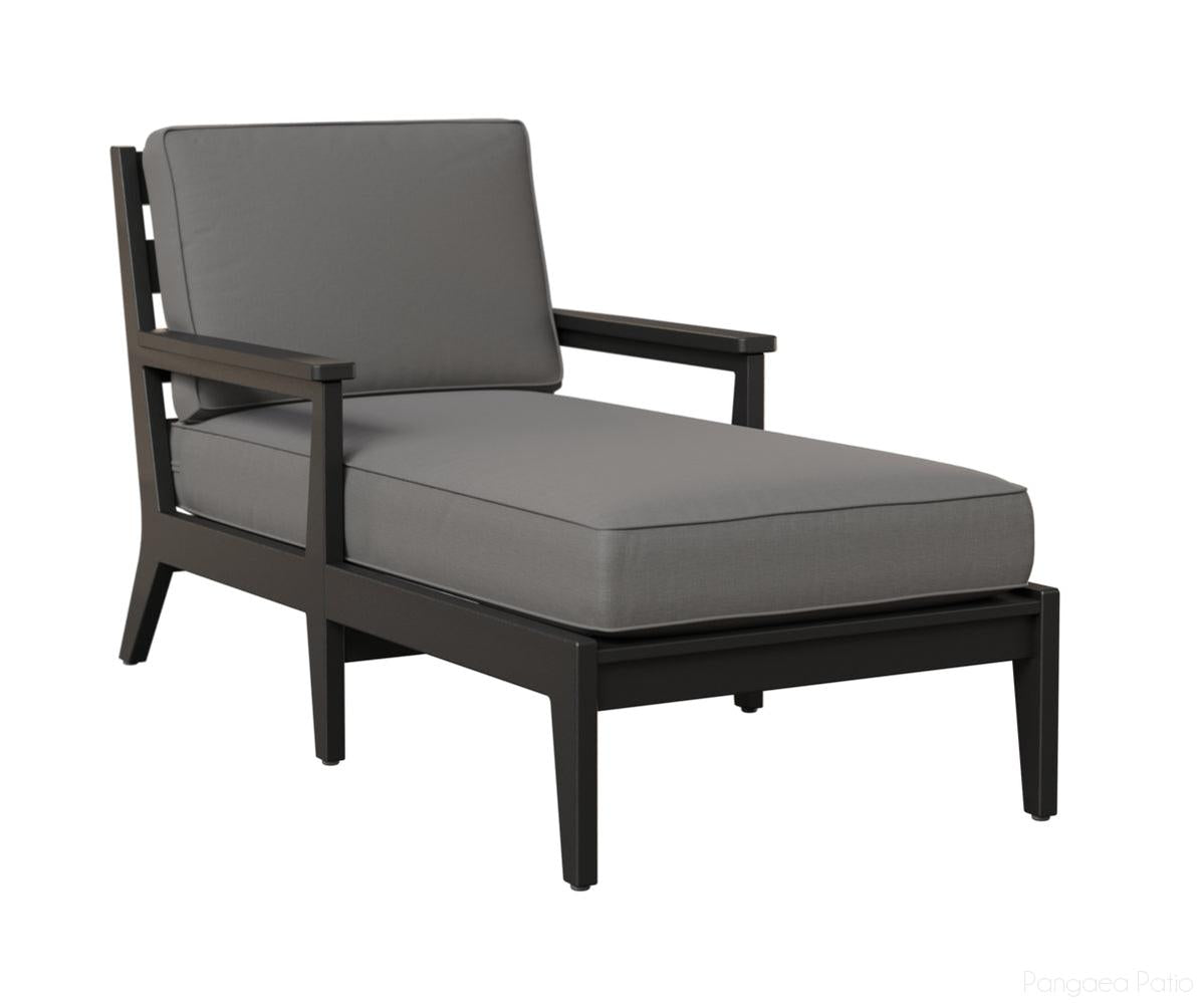 BGMHCL3163B-Berlin Gardens-Mayhew Chaise Lounge-Black BG-Pangaea Patio
