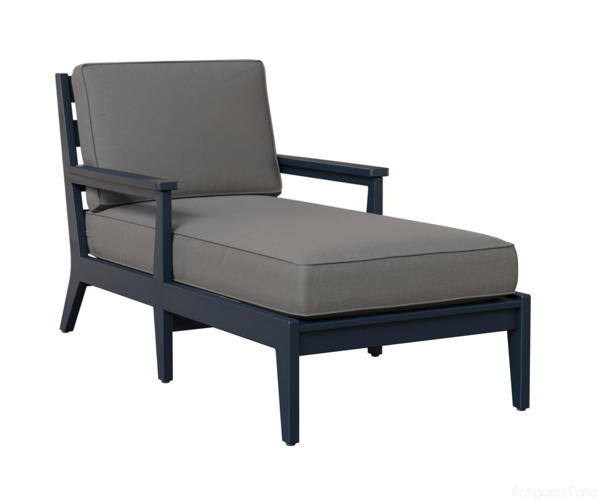 BGMHCL3163NB-Berlin Gardens-Mayhew Chaise Lounge-Navy Blue BG-Pangaea Patio