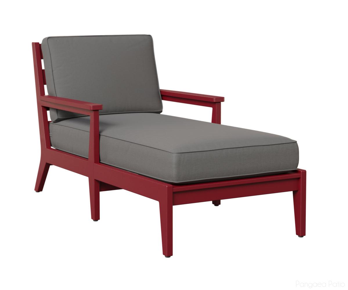 BGMHCL3163SR-Berlin Gardens-Mayhew Chaise Lounge-Scarlet Red BG-Pangaea Patio