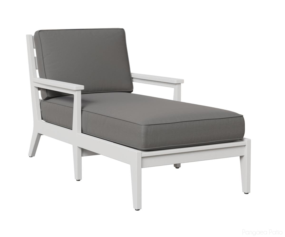 BGMHCL3163W-Berlin Gardens-Mayhew Chaise Lounge-White BG-Pangaea Patio