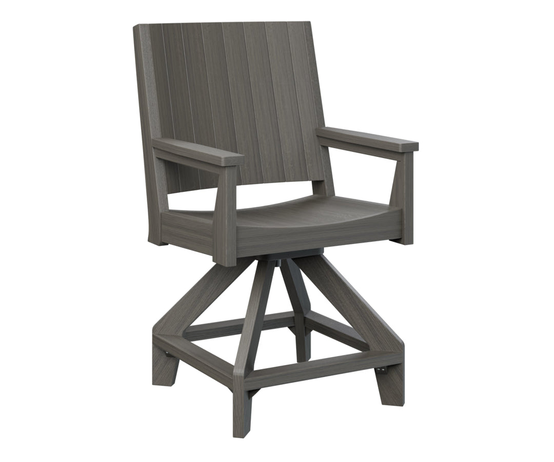 BGMHCSC2644CG-Berlin Gardens-Mayhew Chat Swivel Counter Chair-Pangaea Patio