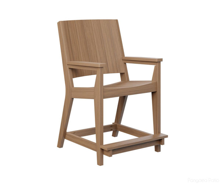 BGMHCCC2644AM-Berlin Gardens-Mayhew Counter Chair-Antique Mahogany BG-Pangaea Patio