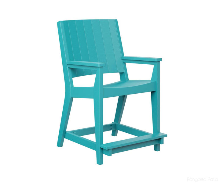 BGMHCCC2644AB-Berlin Gardens-Mayhew Counter Chair-Aruba Blue BG-Pangaea Patio