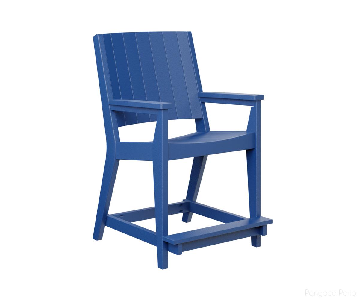 BGMHCCC2644PB-Berlin Gardens-Mayhew Counter Chair-Pacific Blue BG-Pangaea Patio