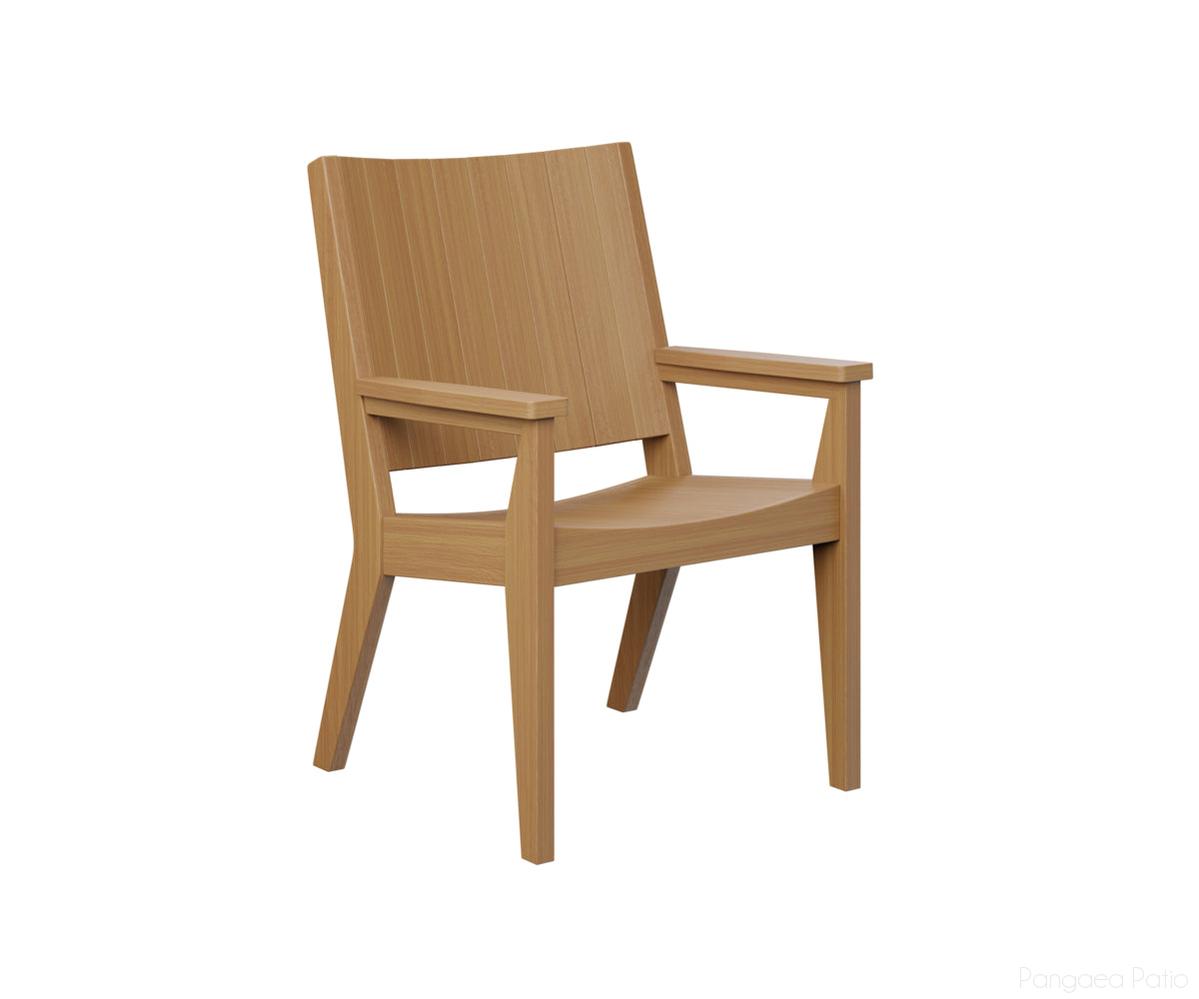 BGMHCDC2639NT-Berlin Gardens-Mayhew Dining Chair-Natural Teak BG-Pangaea Patio