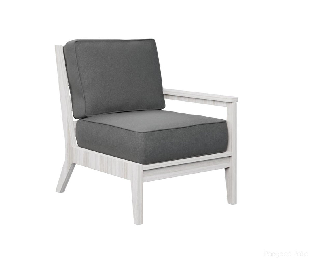 BGMHLSC2734SS-Berlin Gardens-Mayhew Left Arm Club Chair-Seashell BG-Pangaea Patio