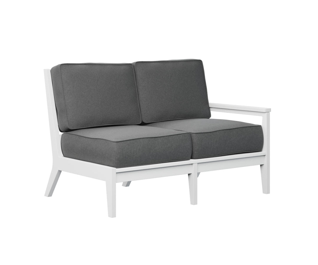 BGMHLSL5134W-Berlin Gardens-Mayhew Left Arm Loveseat-Pangaea Patio