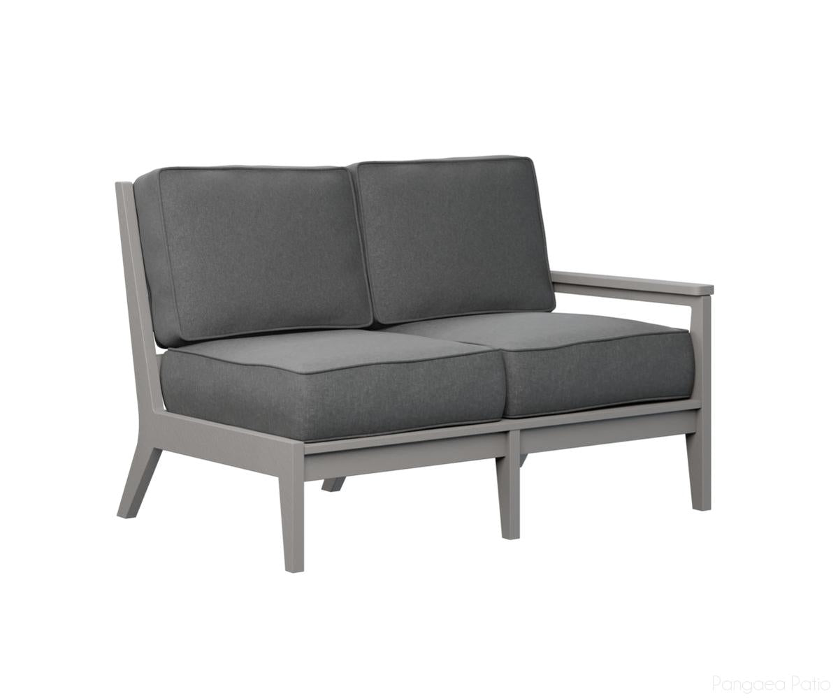 BGMHLSL5134LG-Berlin Gardens-Mayhew Left Arm Loveseat-Light Gray BG-Pangaea Patio