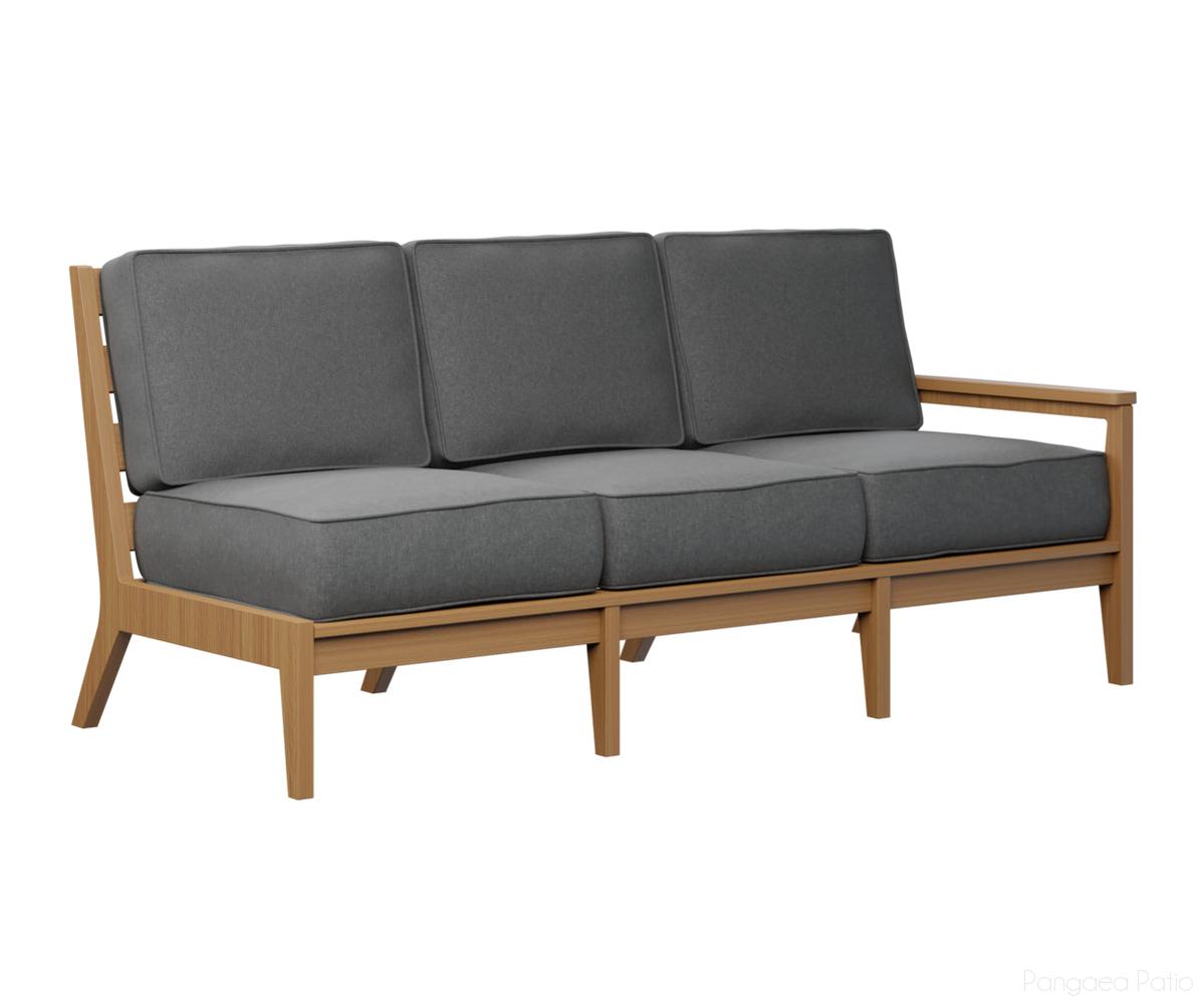 BGMHLSS7734NT-Berlin Gardens-Mayhew Left Arm Sofa-Natural Teak BG-Pangaea Patio