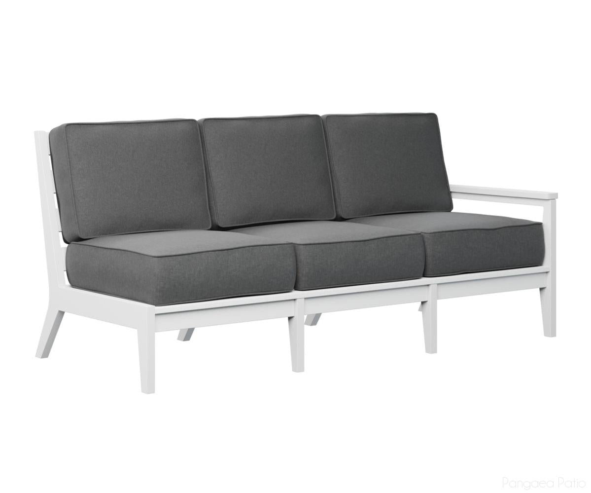 BGMHLSS7734W-Berlin Gardens-Mayhew Left Arm Sofa-White BG-Pangaea Patio