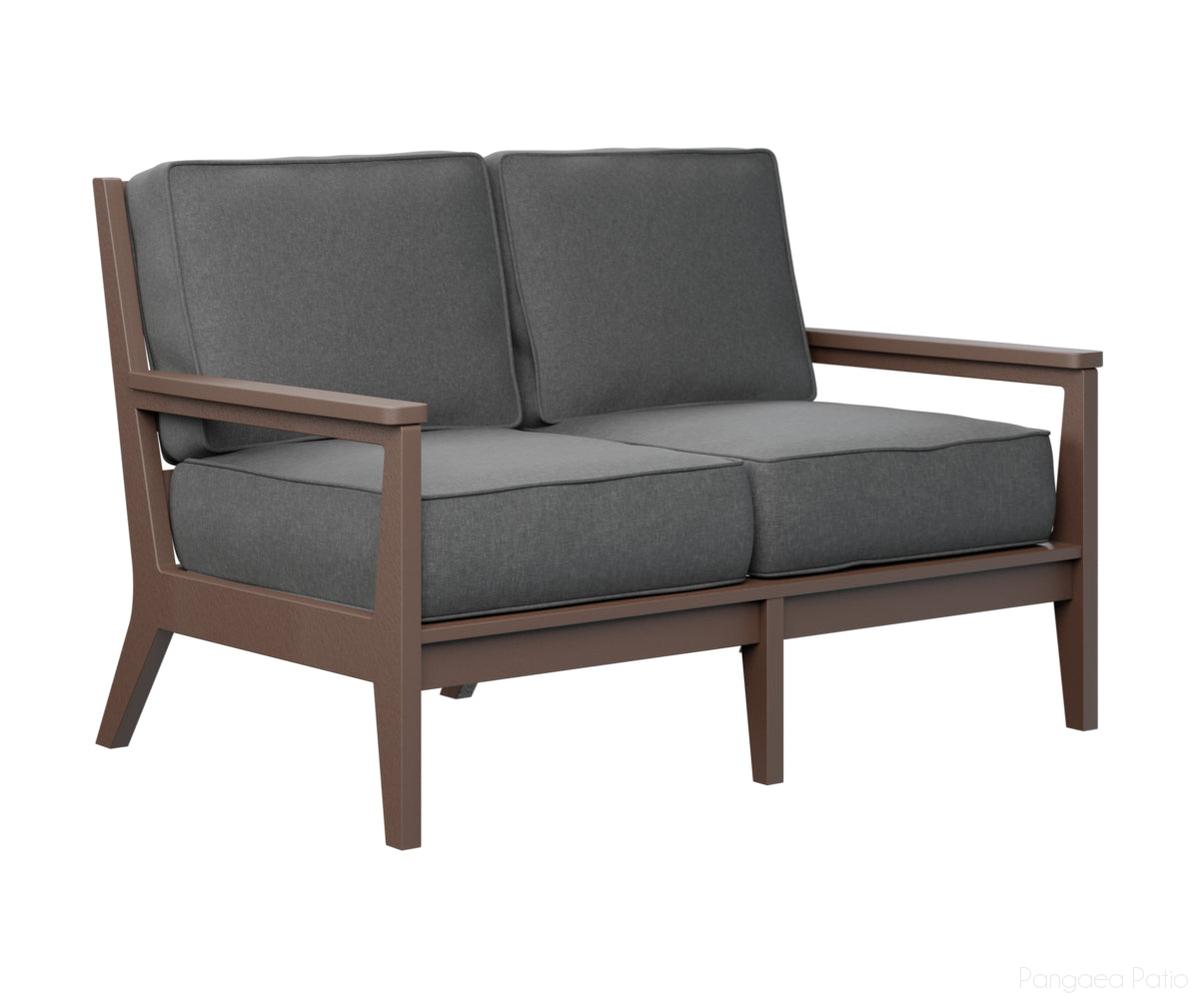 BGMHL5234CB-Berlin Gardens-Mayhew Loveseat-Chocolate Brown BG-Pangaea Patio