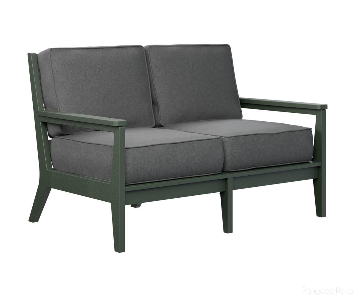BGMHL5234G-Berlin Gardens-Mayhew Loveseat-Green BG-Pangaea Patio