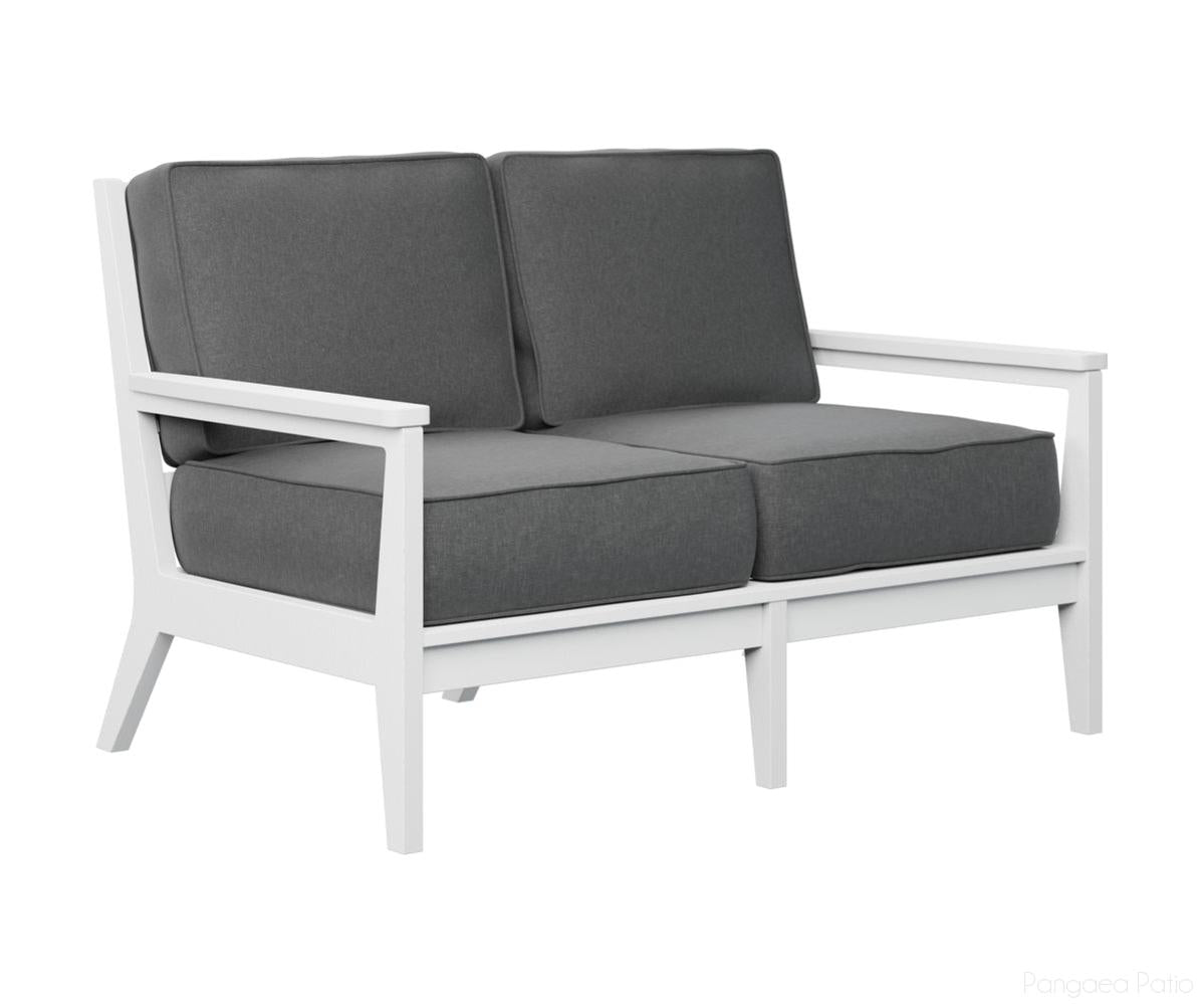 BGMHL5234W-Berlin Gardens-Mayhew Loveseat-White BG-Pangaea Patio