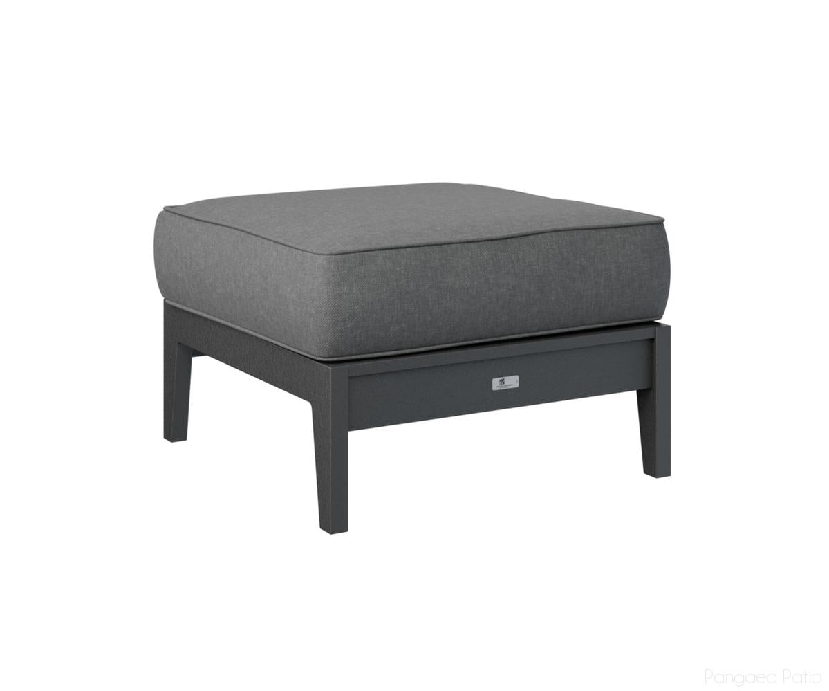 BGMHO2611B-Berlin Gardens-Mayhew Ottoman-Black BG-Pangaea Patio
