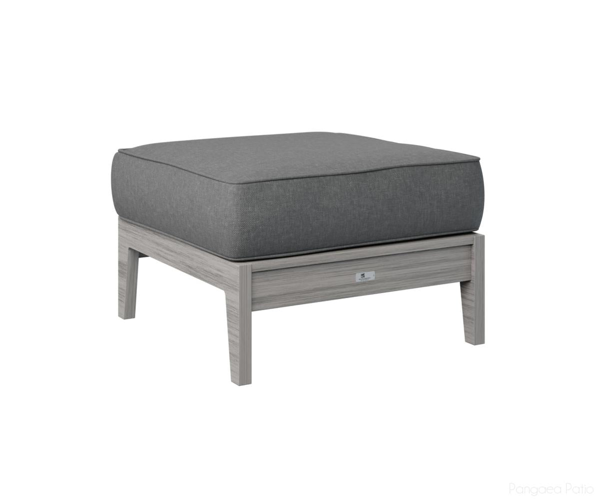 BGMHO2611DG-Berlin Gardens-Mayhew Ottoman-Driftwood Gray BG-Pangaea Patio