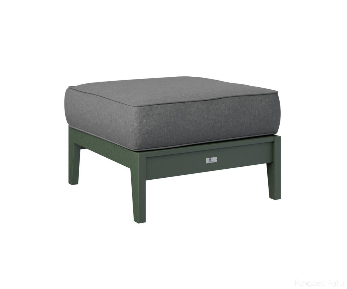 BGMHO2611G-Berlin Gardens-Mayhew Ottoman-Green BG-Pangaea Patio