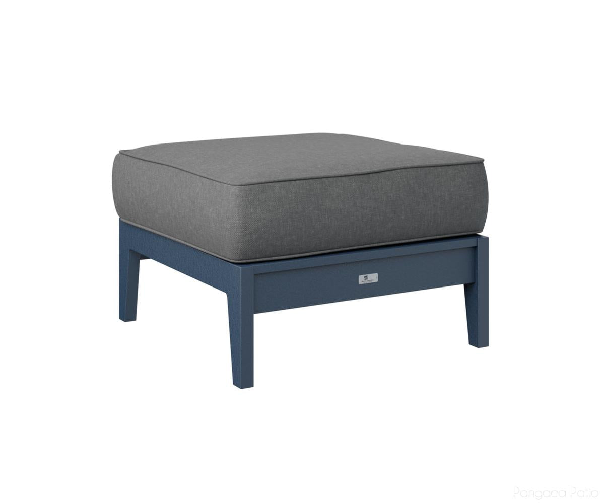 BGMHO2611NB-Berlin Gardens-Mayhew Ottoman-Navy Blue BG-Pangaea Patio