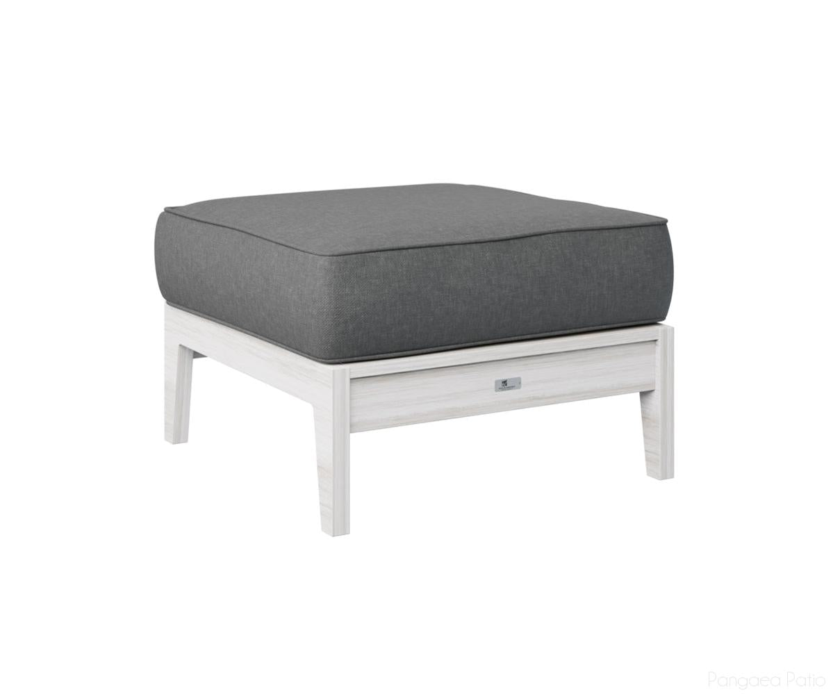 BGMHO2611SS-Berlin Gardens-Mayhew Ottoman-Seashell BG-Pangaea Patio