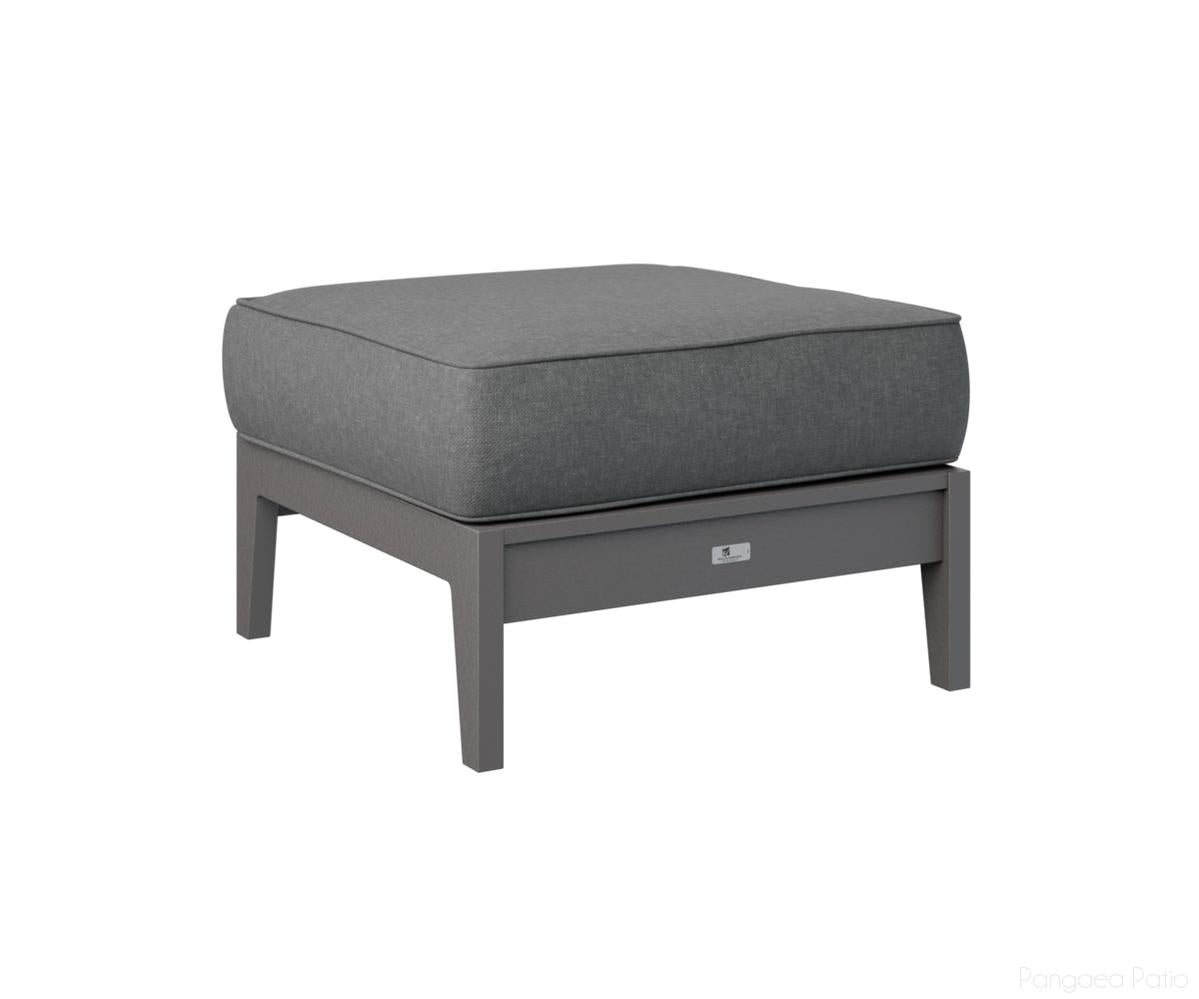 BGMHO2611SG-Berlin Gardens-Mayhew Ottoman-Smoke Gray BG-Pangaea Patio
