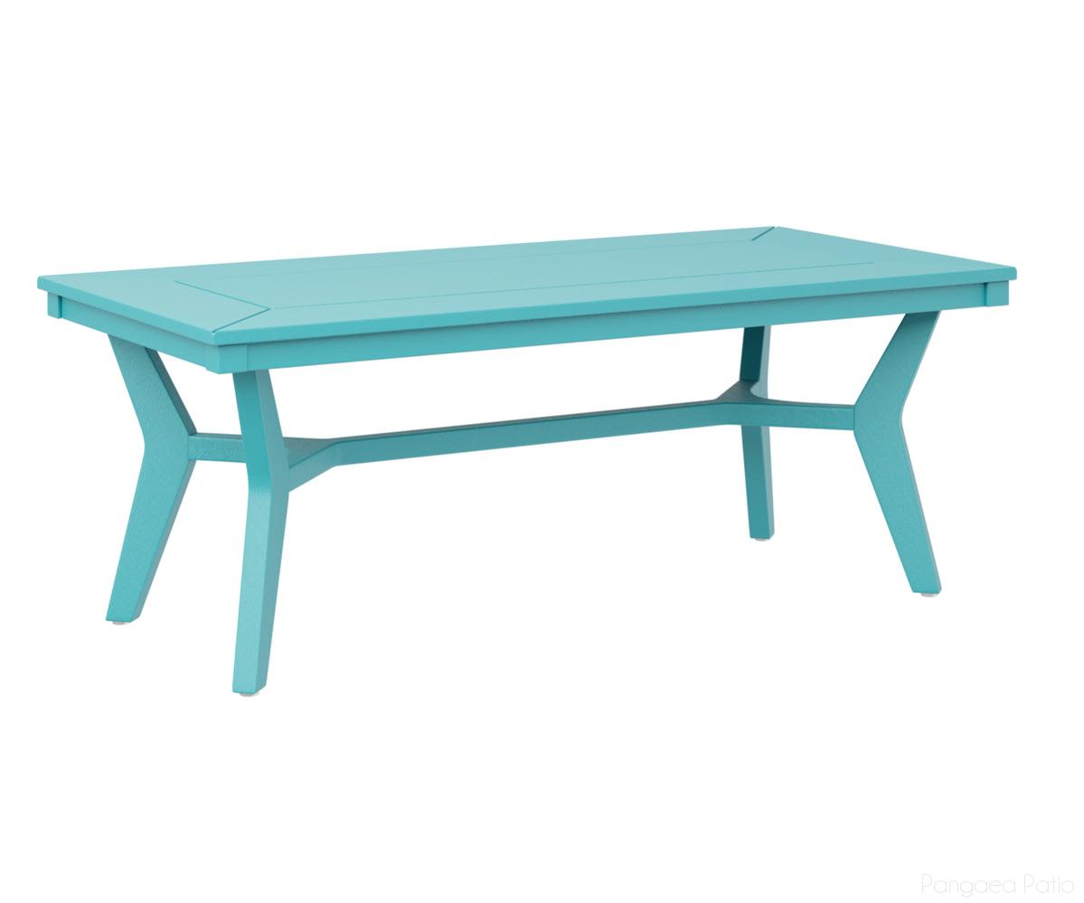 BGMHRCT4818AB-Berlin Gardens-Mayhew Rectangular Coffee Table-Aruba Blue BG-Pangaea Patio