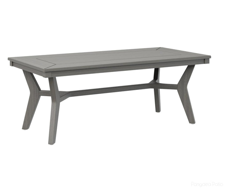 BGMHRCT4818CG-Berlin Gardens-Mayhew Rectangular Coffee Table-Coastal Gray BG-Pangaea Patio