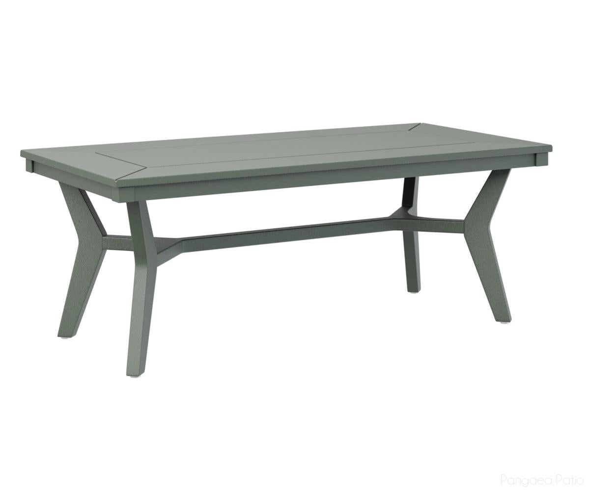 BGMHRCT4818G-Berlin Gardens-Mayhew Rectangular Coffee Table-Green BG-Pangaea Patio