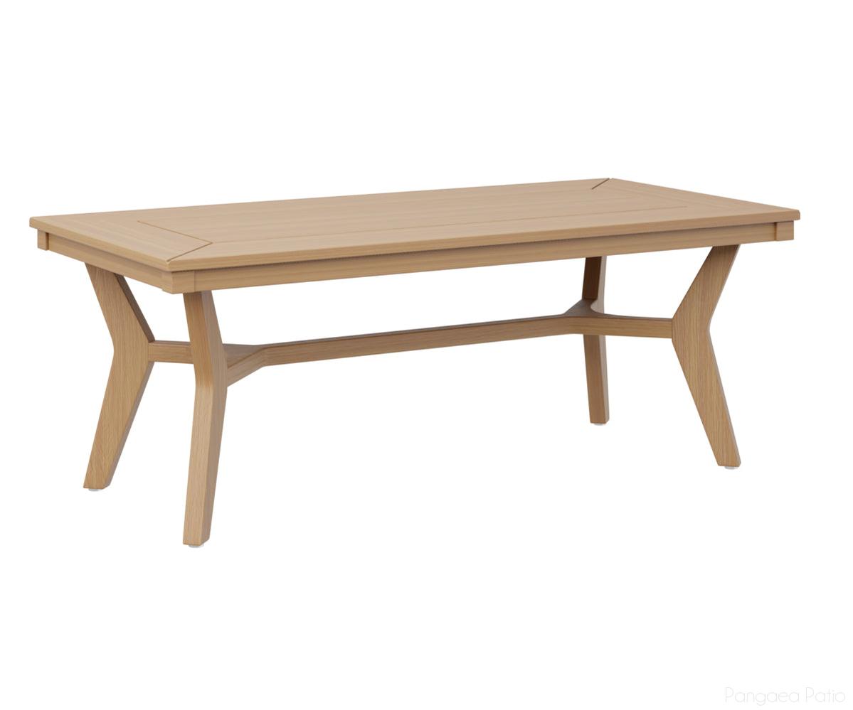 BGMHRCT4818NT-Berlin Gardens-Mayhew Rectangular Coffee Table-Natural Teak BG-Pangaea Patio