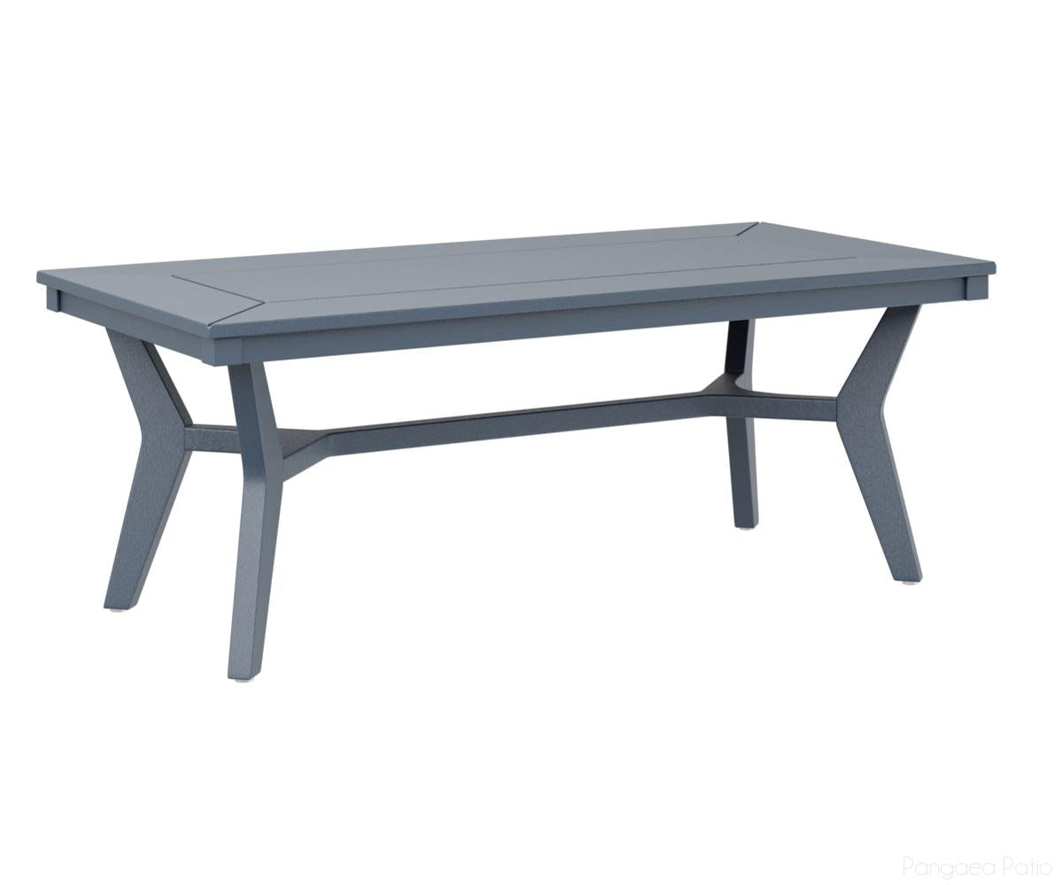 BGMHRCT4818NB-Berlin Gardens-Mayhew Rectangular Coffee Table-Navy Blue BG-Pangaea Patio