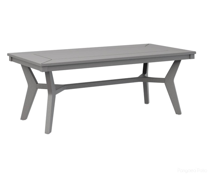 BGMHRCT4818SG-Berlin Gardens-Mayhew Rectangular Coffee Table-Smoke Gray BG-Pangaea Patio