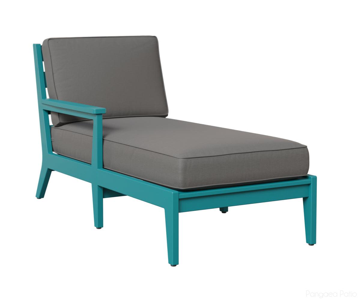 BGMHRCL3063AB-Berlin Gardens-Mayhew Right Arm Chaise Lounge-Aruba Blue BG-Pangaea Patio