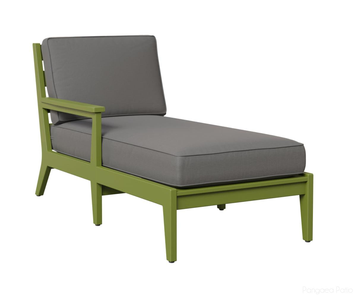 BGMHRCL3063KG-Berlin Gardens-Mayhew Right Arm Chaise Lounge-Kiwi Green BG-Pangaea Patio