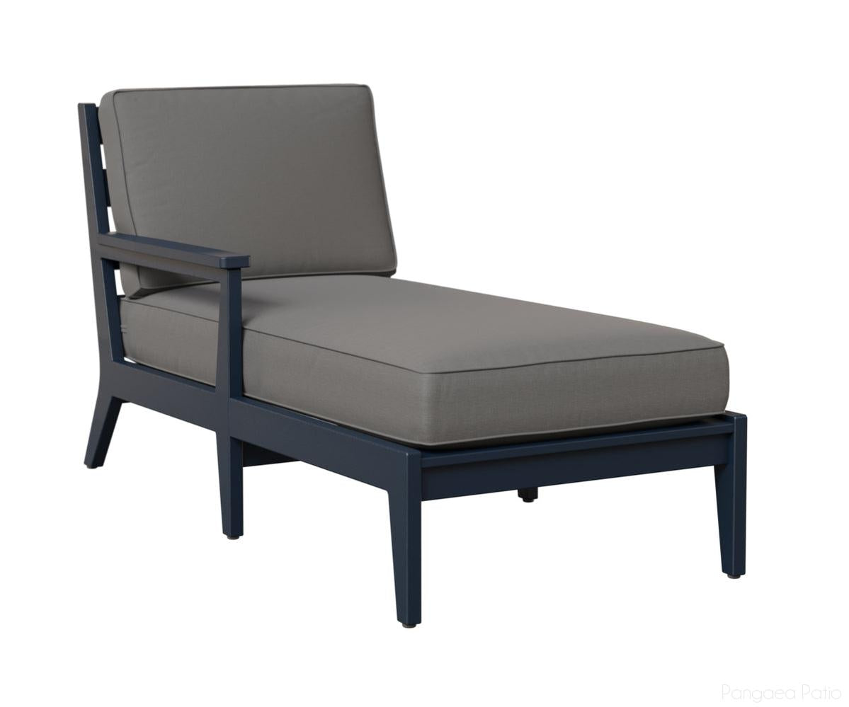 BGMHRCL3063NB-Berlin Gardens-Mayhew Right Arm Chaise Lounge-Navy Blue BG-Pangaea Patio