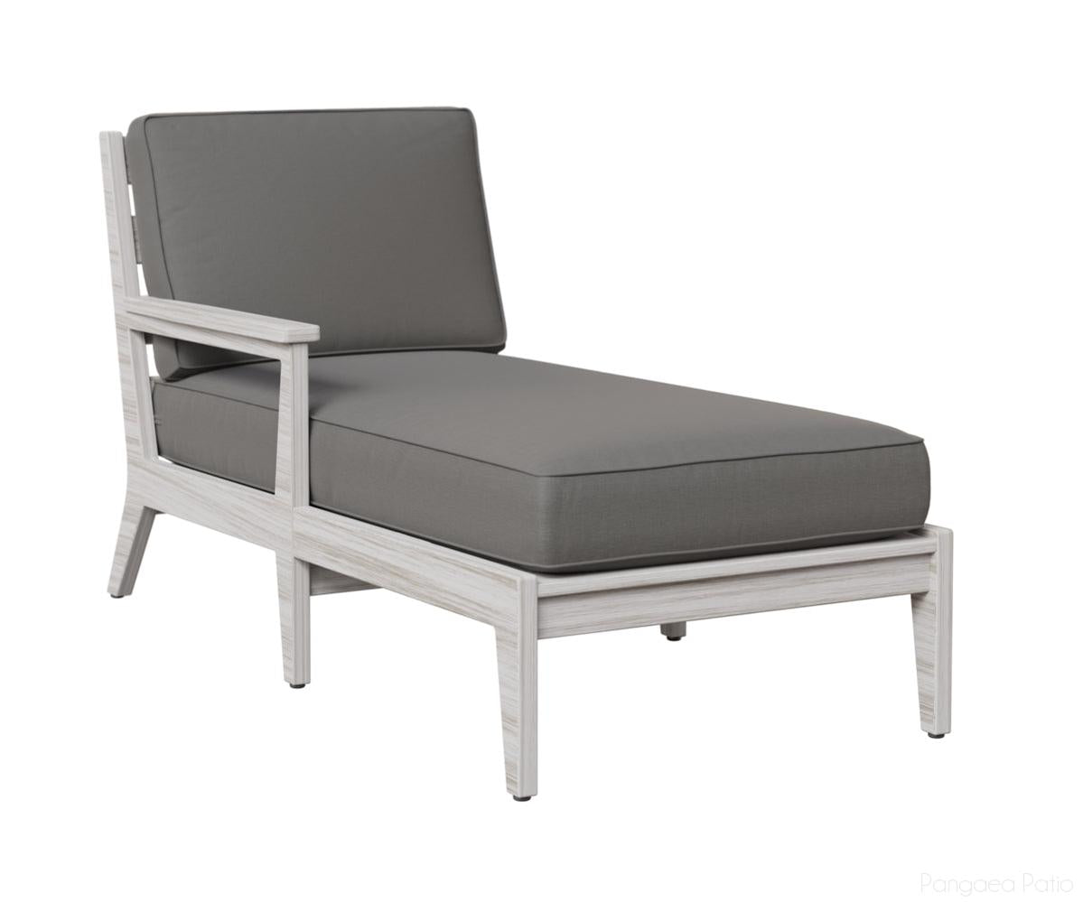 BGMHRCL3063SS-Berlin Gardens-Mayhew Right Arm Chaise Lounge-Seashell BG-Pangaea Patio