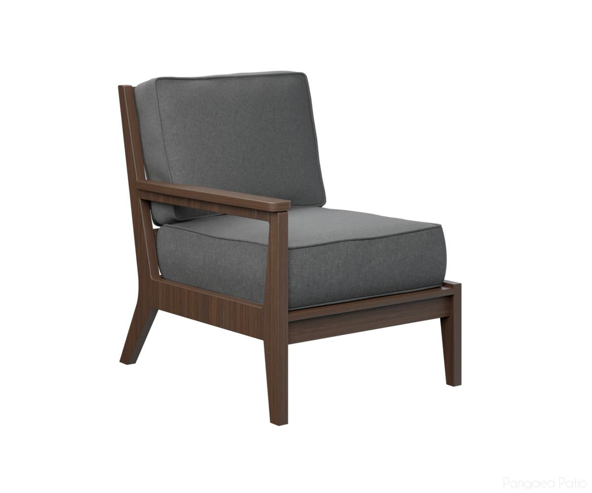 BGMHRSC2734BW-Berlin Gardens-Mayhew Right Arm Club Chair-Brazilian Walnut BG-Pangaea Patio