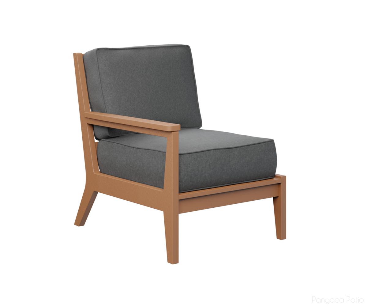 BGMHRSC2734C-Berlin Gardens-Mayhew Right Arm Club Chair-Cedar BG-Pangaea Patio