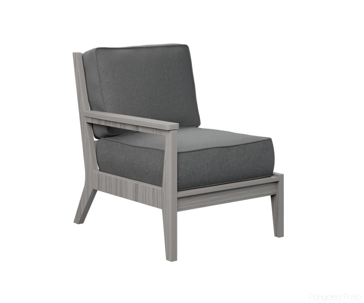 BGMHRSC2734DG-Berlin Gardens-Mayhew Right Arm Club Chair-Driftwood Gray BG-Pangaea Patio