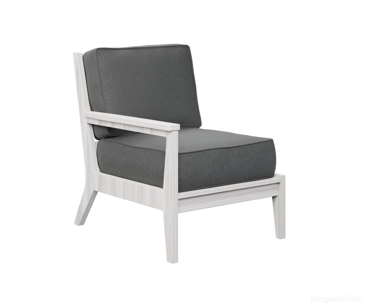 BGMHRSC2734SS-Berlin Gardens-Mayhew Right Arm Club Chair-Seashell BG-Pangaea Patio