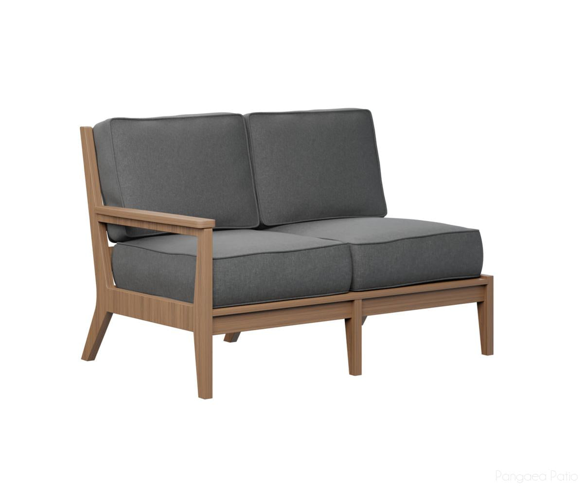 BGMHRSL5134AM-Berlin Gardens-Mayhew Right Arm Loveseat-Antique Mahogany BG-Pangaea Patio