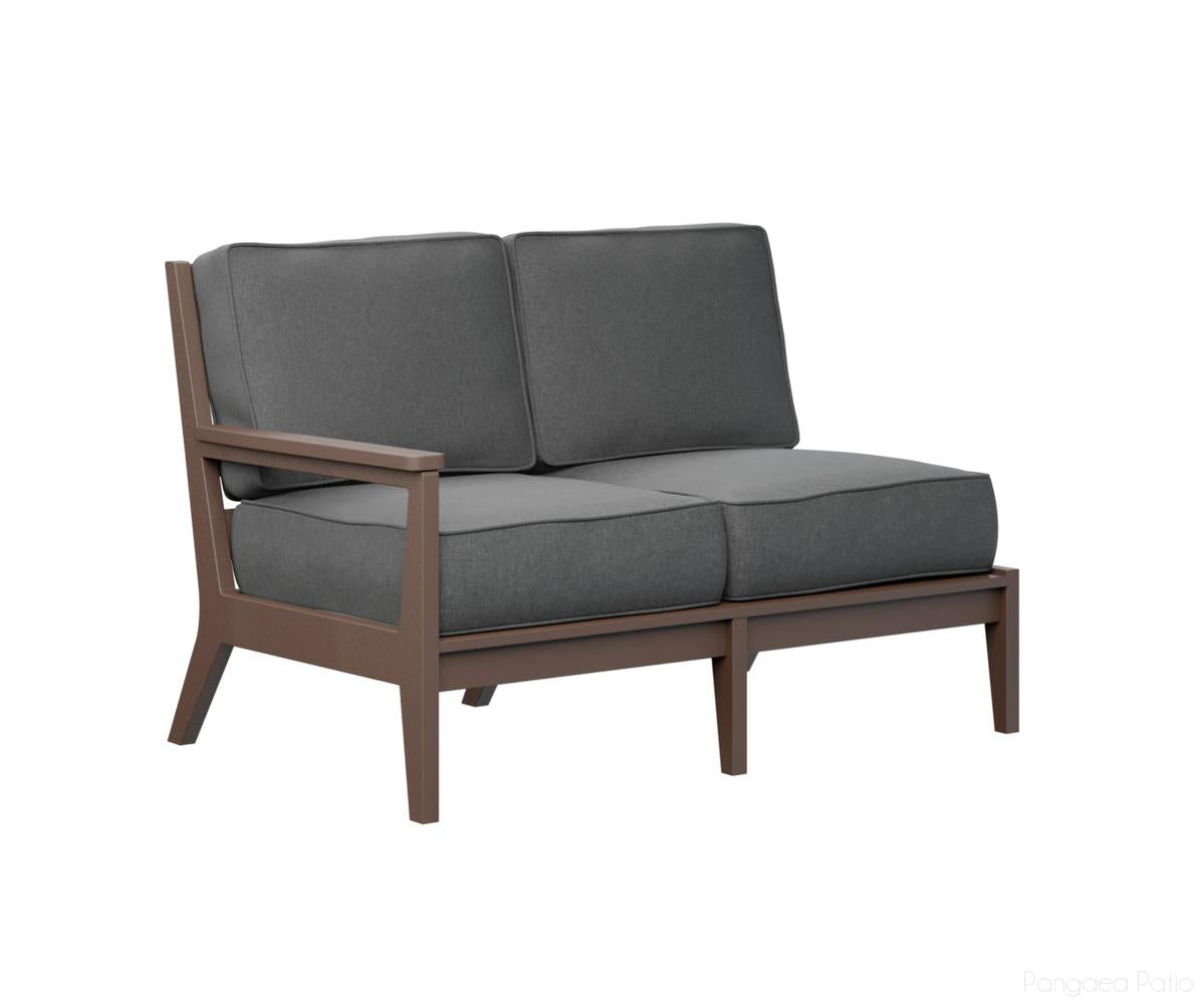 BGMHRSL5134CB-Berlin Gardens-Mayhew Right Arm Loveseat-Chocolate Brown BG-Pangaea Patio