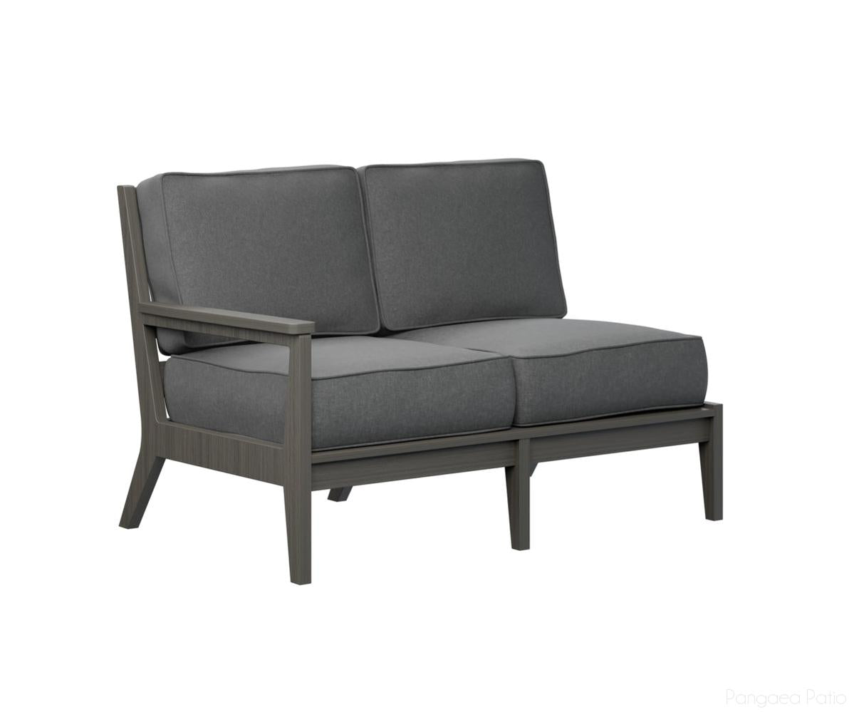 BGMHRSL5134CG-Berlin Gardens-Mayhew Right Arm Loveseat-Coastal Gray BG-Pangaea Patio